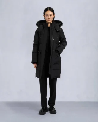 Onyx-Lammfellbesatz Causapscal Parka