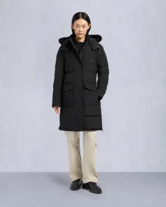 Onyx-Lammfellbesatz Causapscal Parka