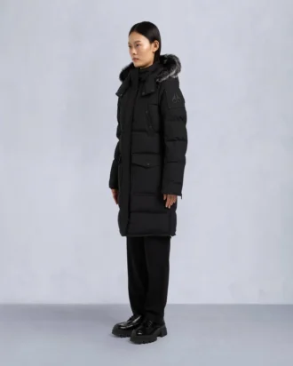 Onyx-Lammfellbesatz Causapscal Parka