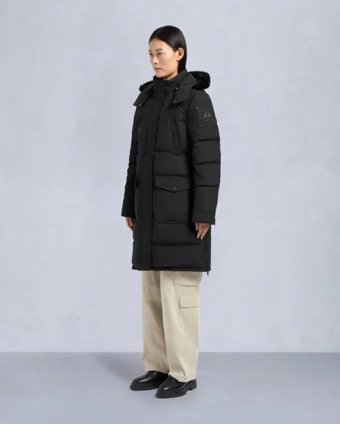 Onyx-Lammfellbesatz Causapscal Parka