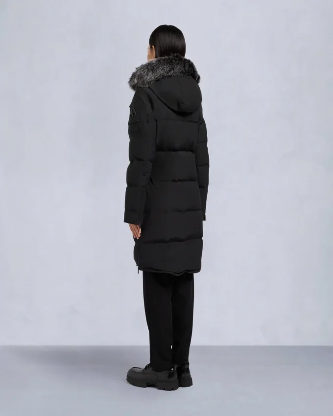 Onyx-Lammfellbesatz Causapscal Parka