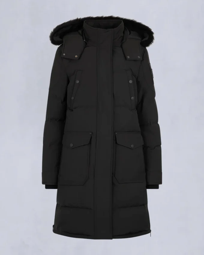 Onyx-Lammfellbesatz Causapscal Parka