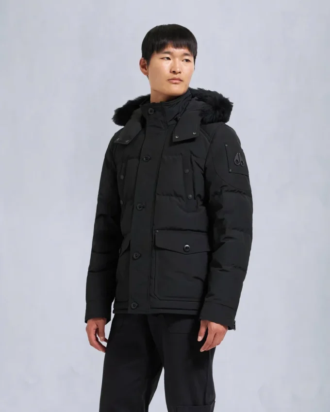 Onyx Round Island Jacke mit Lammfellbesatz