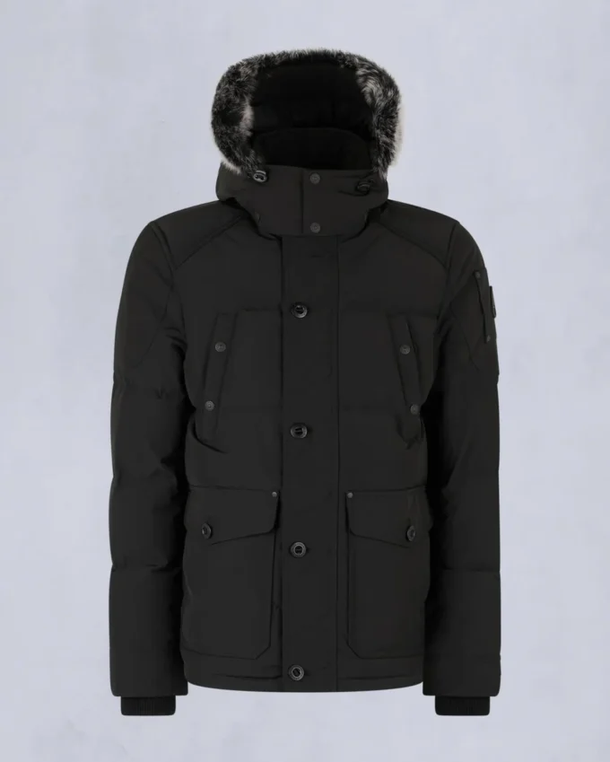 Onyx Round Island Jacke mit Lammfellbesatz