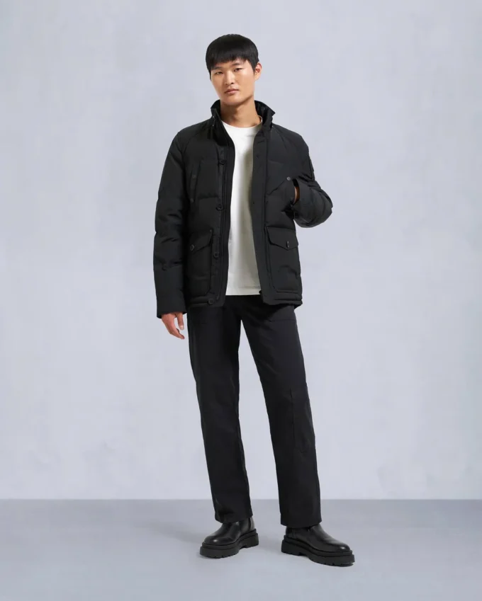Onyx Round Island Jacke mit Lammfellbesatz