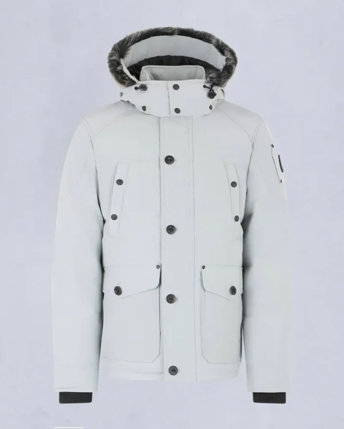 Onyx Round Island Jacke mit Lammfellbesatz Onyx Round Island Jacke mit Lammfellbesatz