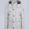 Onyx Round Island Jacke mit Lammfellbesatz