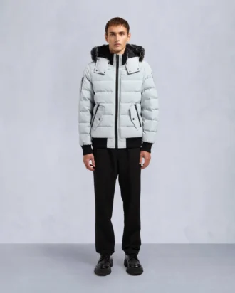 Onyx Scotchtown Bomberjacke mit Lammfellbesatz