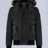 Onyx Scotchtown Bomberjacke mit Lammfellbesatz
