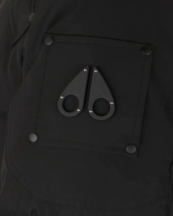 Onyx Shearling Trim Big Ridge Parka