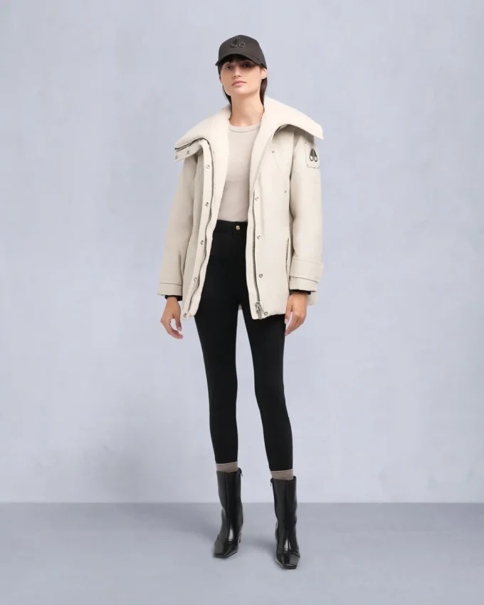Original Aurora Shearling Trim Jacke