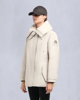 Original Aurora Shearling Trim Jacke