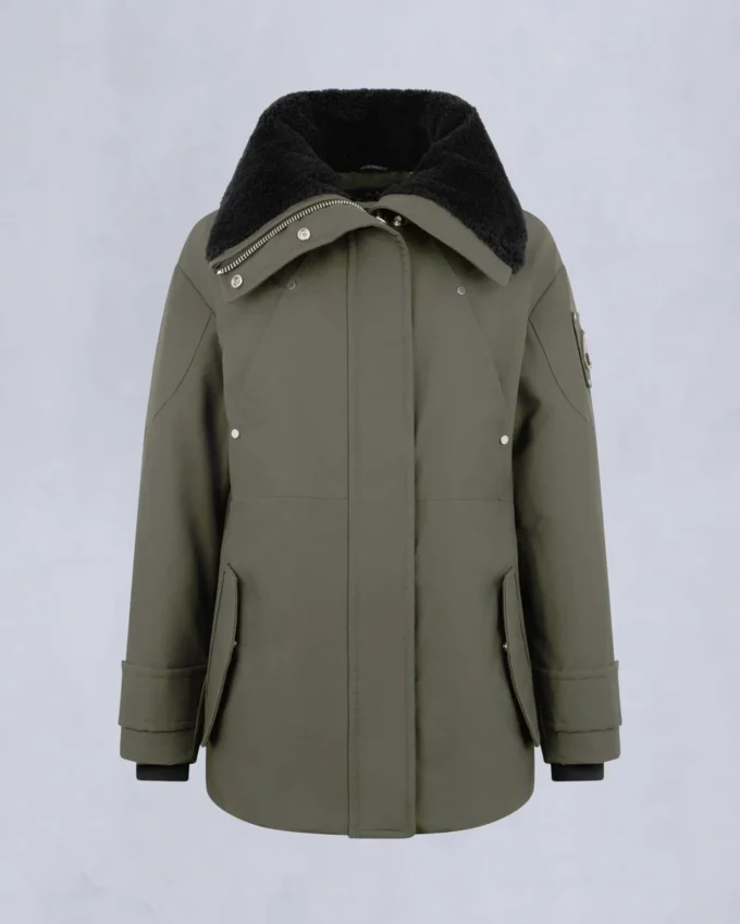Original Aurora Shearling Trim Jacke