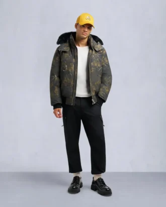 Original Ballistic Bomberjacke mit Lammfellbesatz