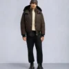 Original Ballistic Bomberjacke mit Lammfellbesatz