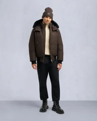 Original Ballistic Bomberjacke mit Lammfellbesatz