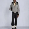 Original Ballistic Bomberjacke mit Lammfellbesatz