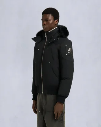 Original Ballistic Bomberjacke mit Lammfellbesatz