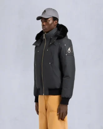 Original Ballistic Bomberjacke mit Lammfellbesatz