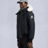 Original Ballistic Bomberjacke mit Lammfellbesatz