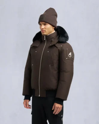 Original Ballistic Bomberjacke mit Lammfellbesatz