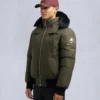 Original Ballistic Bomberjacke mit Lammfellbesatz