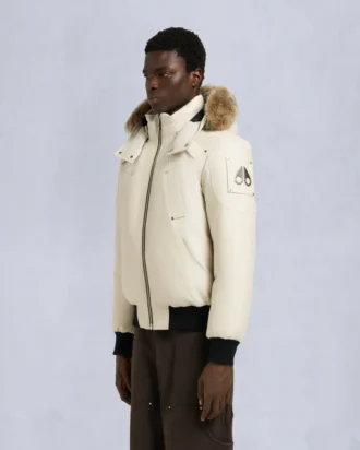 Original Ballistic Bomberjacke mit Lammfellbesatz