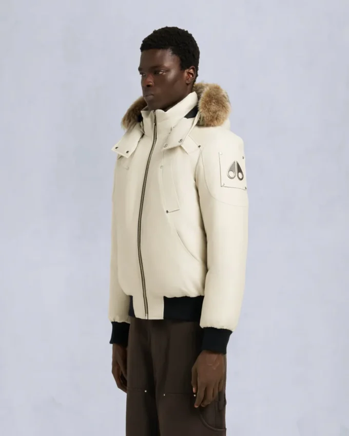 Original Ballistic Bomberjacke mit Lammfellbesatz