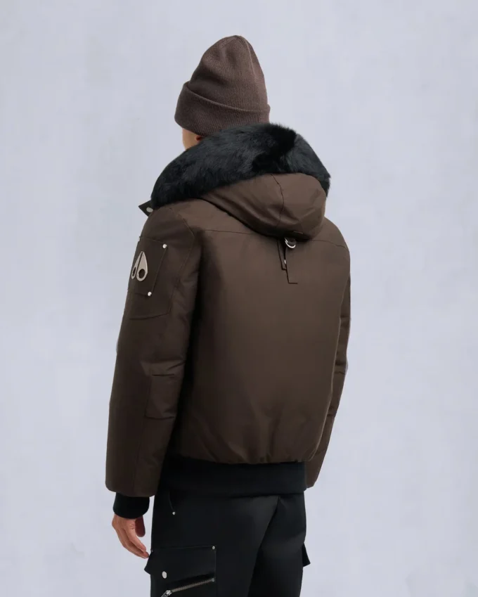 Original Ballistic Bomberjacke mit Lammfellbesatz
