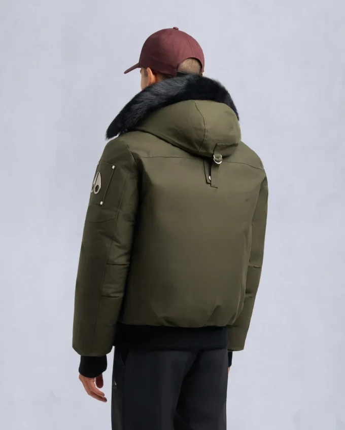 Original Ballistic Bomberjacke mit Lammfellbesatz