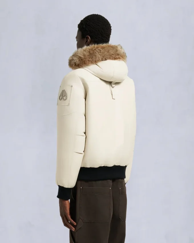 Original Ballistic Bomberjacke mit Lammfellbesatz