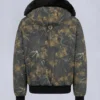 Original Ballistic Bomberjacke mit Lammfellbesatz