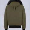 Original Ballistic Bomberjacke mit Lammfellbesatz