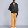 Original Ballistic Bomberjacke mit Lammfellbesatz