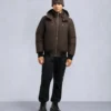 Original Ballistic Bomberjacke mit Lammfellbesatz