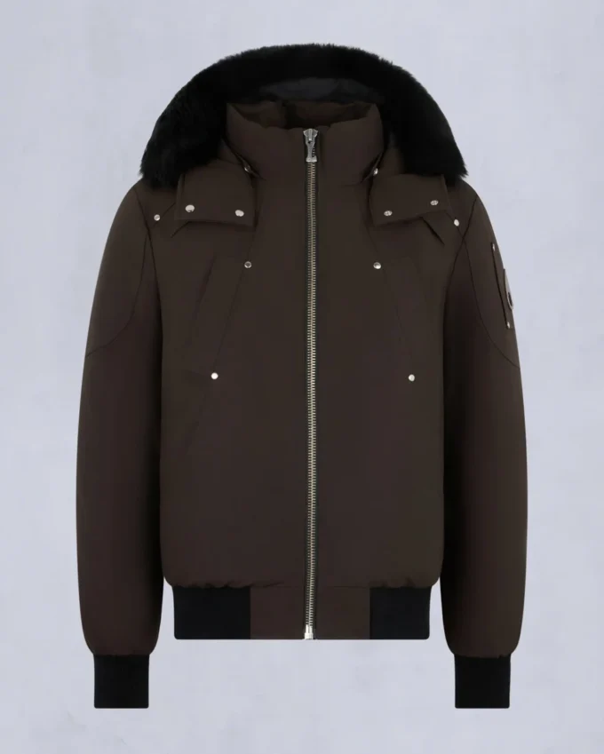 Original Ballistic Bomberjacke mit Lammfellbesatz