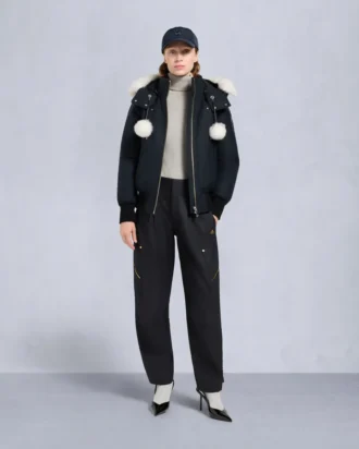 Original Debbie Bomberjacke mit Lammfellbesatz