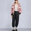 Original Debbie Bomberjacke mit Lammfellbesatz
