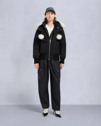 Original Debbie Bomberjacke mit Lammfellbesatz