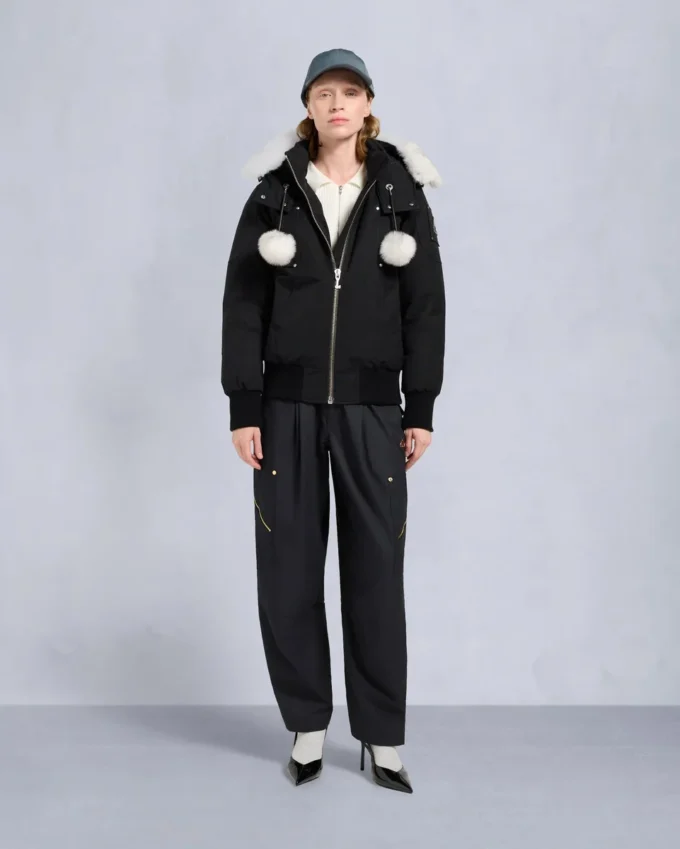 Original Debbie Bomberjacke mit Lammfellbesatz