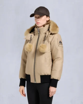 Original Debbie Bomberjacke mit Lammfellbesatz