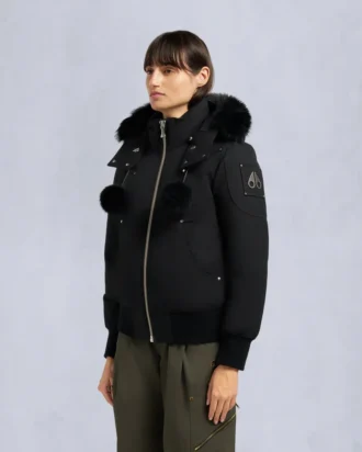 Original Debbie Bomberjacke mit Lammfellbesatz
