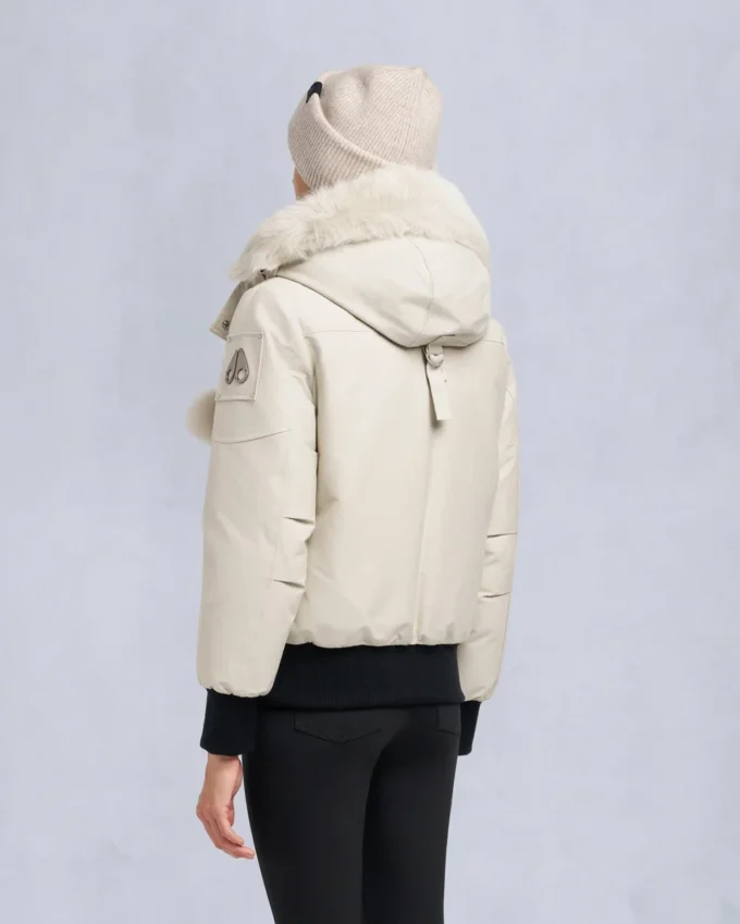 Original Debbie Bomberjacke mit Lammfellbesatz