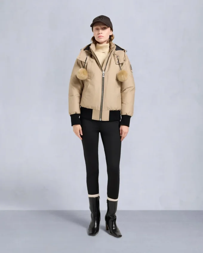 Original Debbie Bomberjacke mit Lammfellbesatz