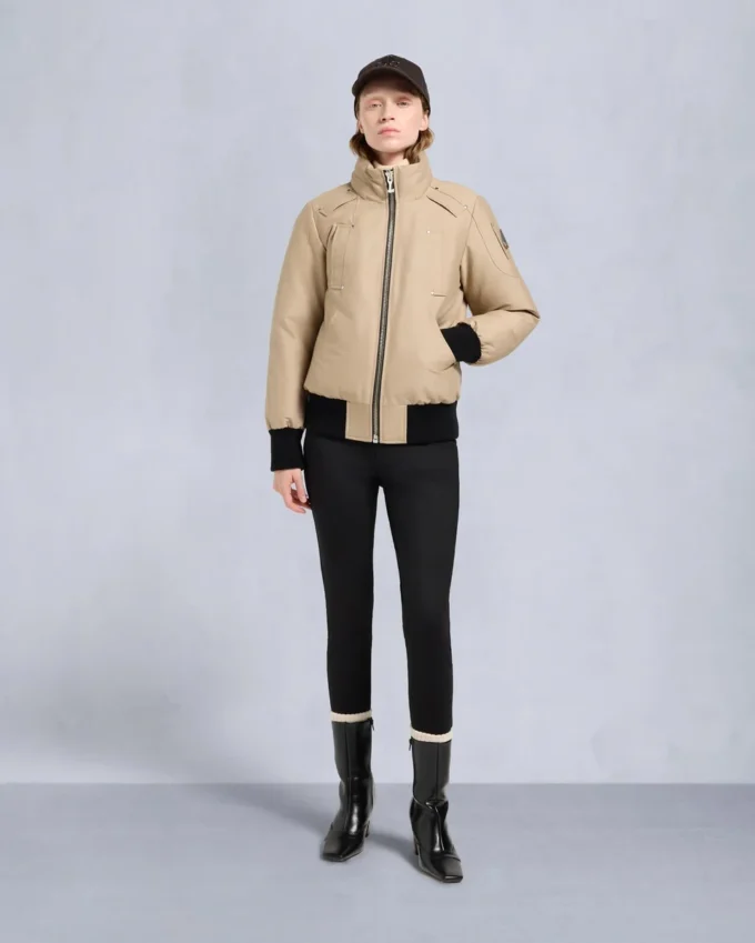 Original Debbie Bomberjacke mit Lammfellbesatz