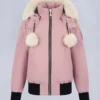 Original Debbie Bomberjacke mit Lammfellbesatz