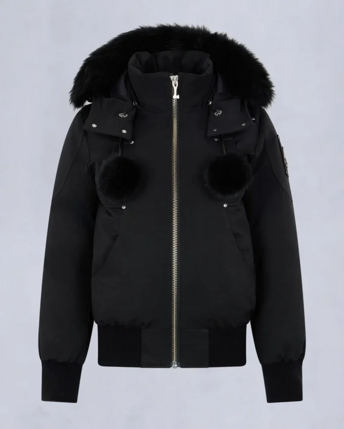 Original Debbie Bomberjacke mit Lammfellbesatz