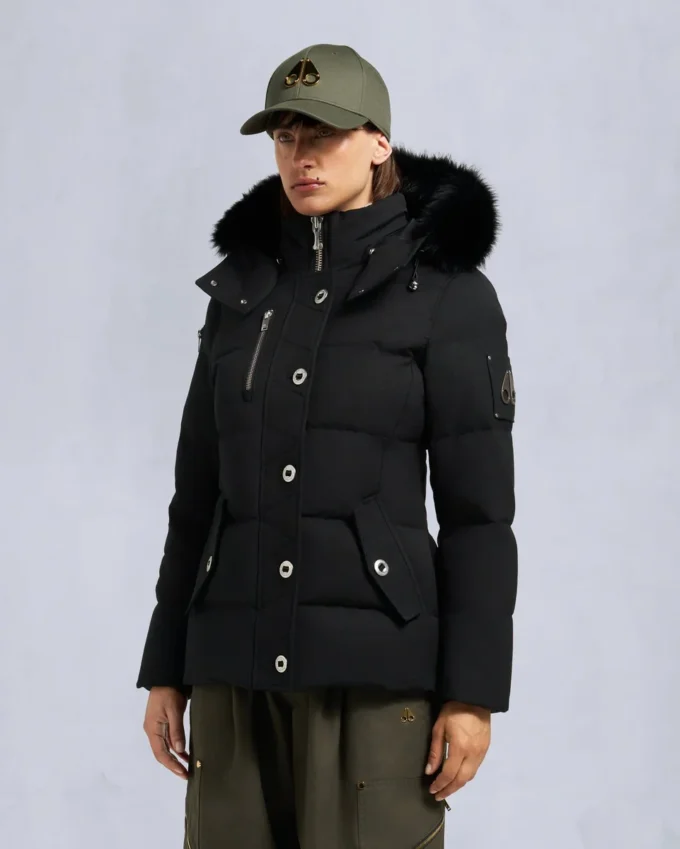Original-Lammfellbesatz 3Q-Jacke