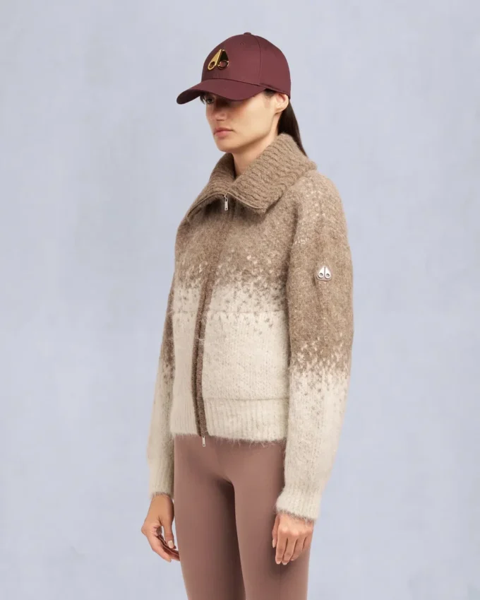 Palmer-Pullover mit durchgehendem Reißverschluss Palmer-Pullover mit durchgehendem Reißverschluss