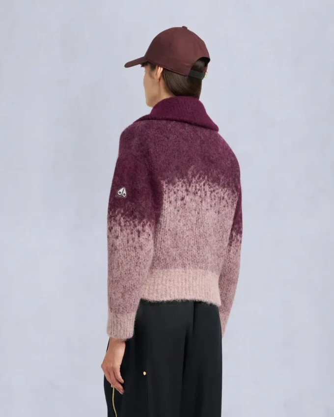 Palmer-Pullover mit durchgehendem Reißverschluss Palmer-Pullover mit durchgehendem Reißverschluss